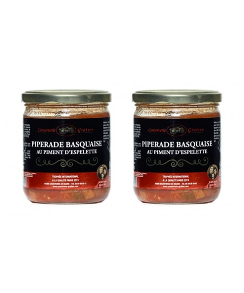 Lot de 2 piperades 360g