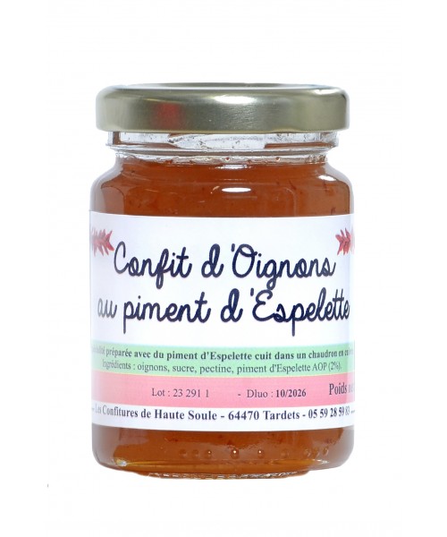 Confit d'oignons au piment...