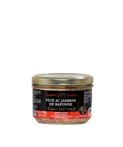 Pâté au jambon de Bayonne 180g