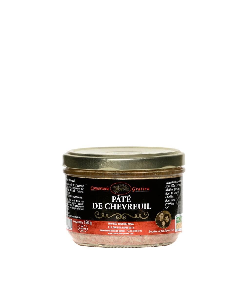 Pâté de chevreuil 180g