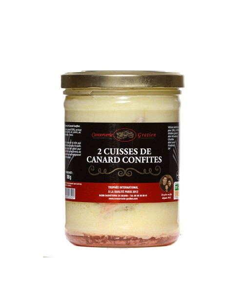 Confit de canard 2 cuisses...